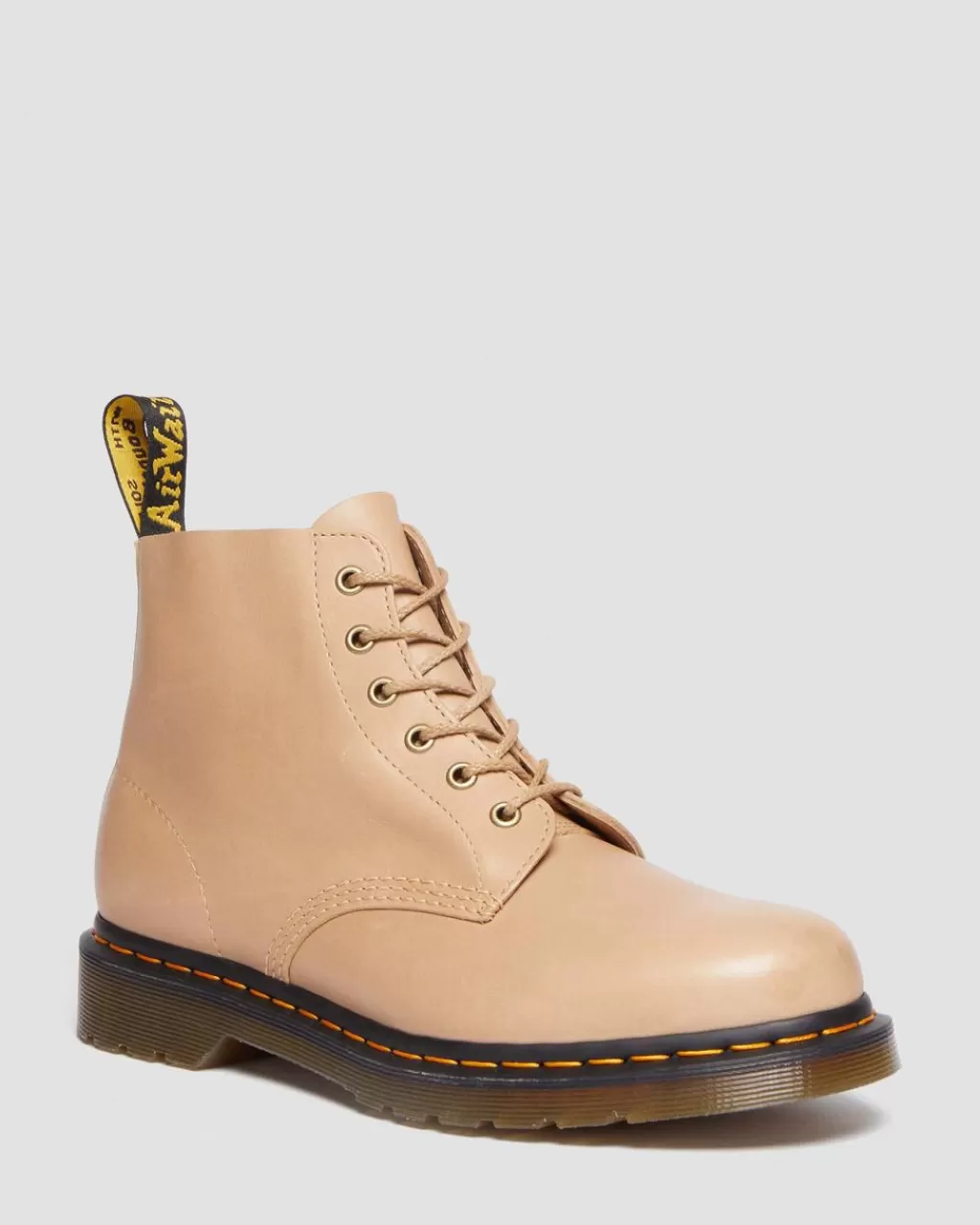 Fashion Dr Martens 101 Unbound-Ankelstøvler I Carrara-Laeder Beige Carrara30886250