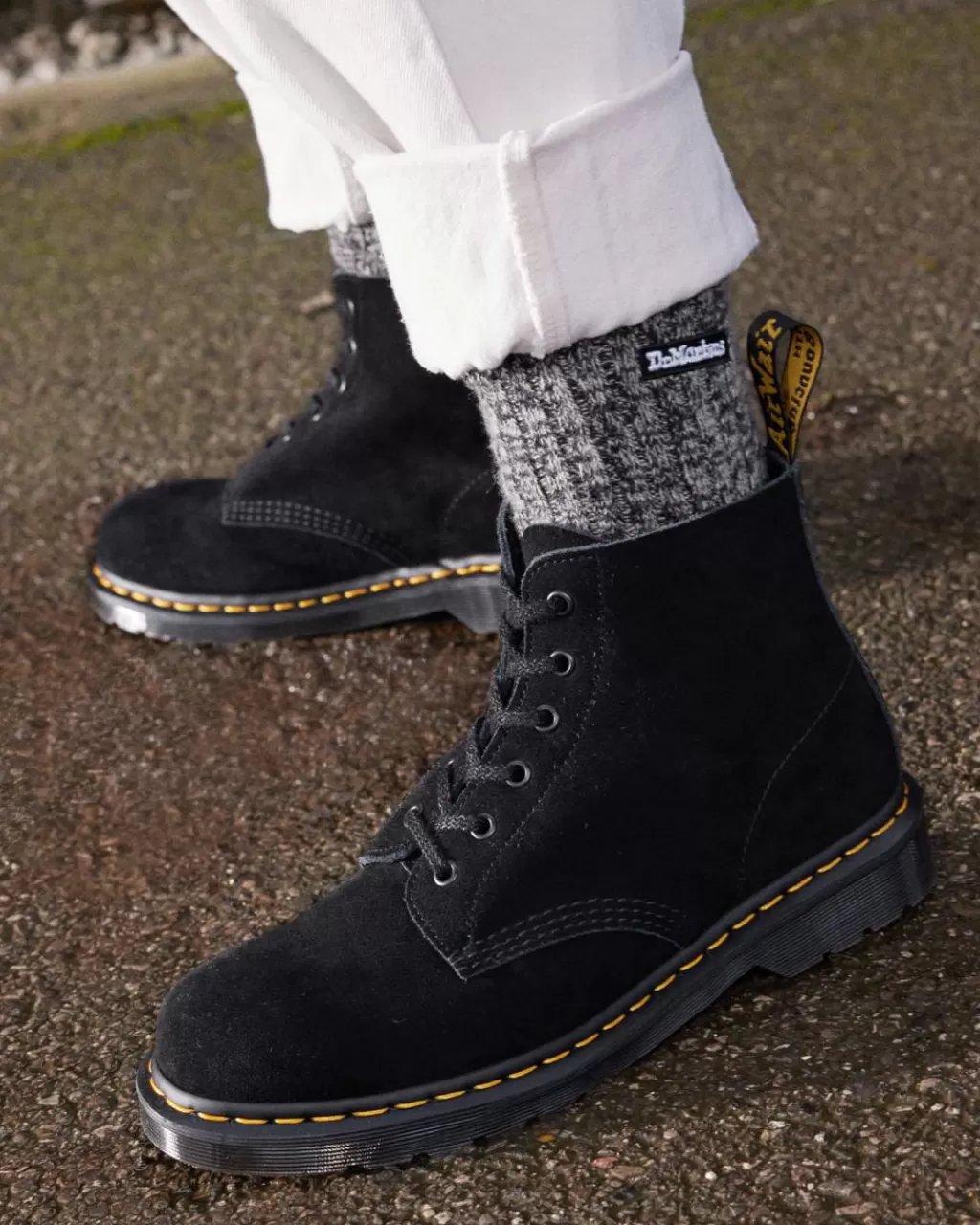 Online Dr Martens 101 Unbound-Ankelstøvler I Ruskind Black E H Suede+E H Suede Mb30887001