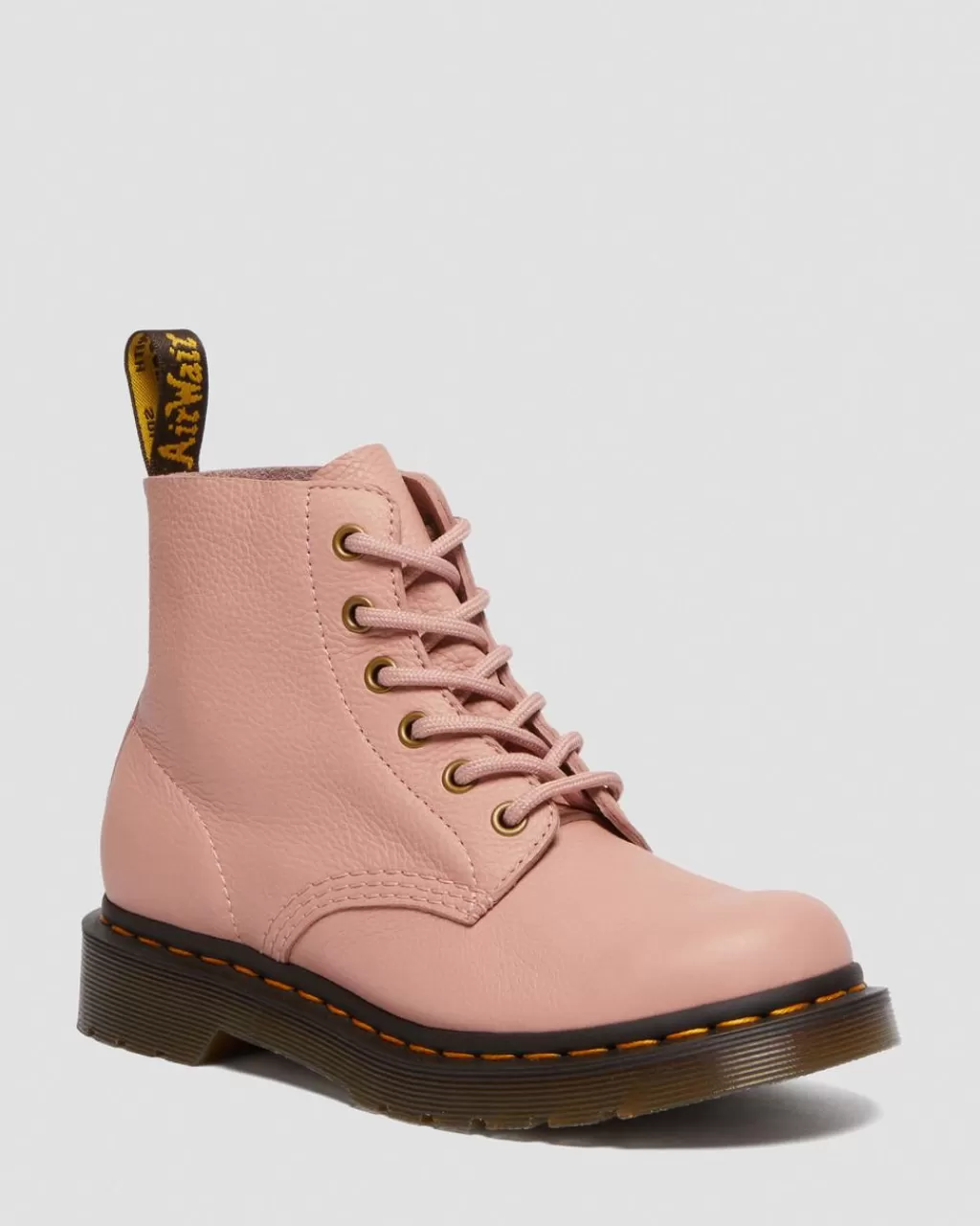 Cheap Dr Martens 101 Unbound-Ankelstøvler I Virginia-Laeder Peach Beige Virginia31133329