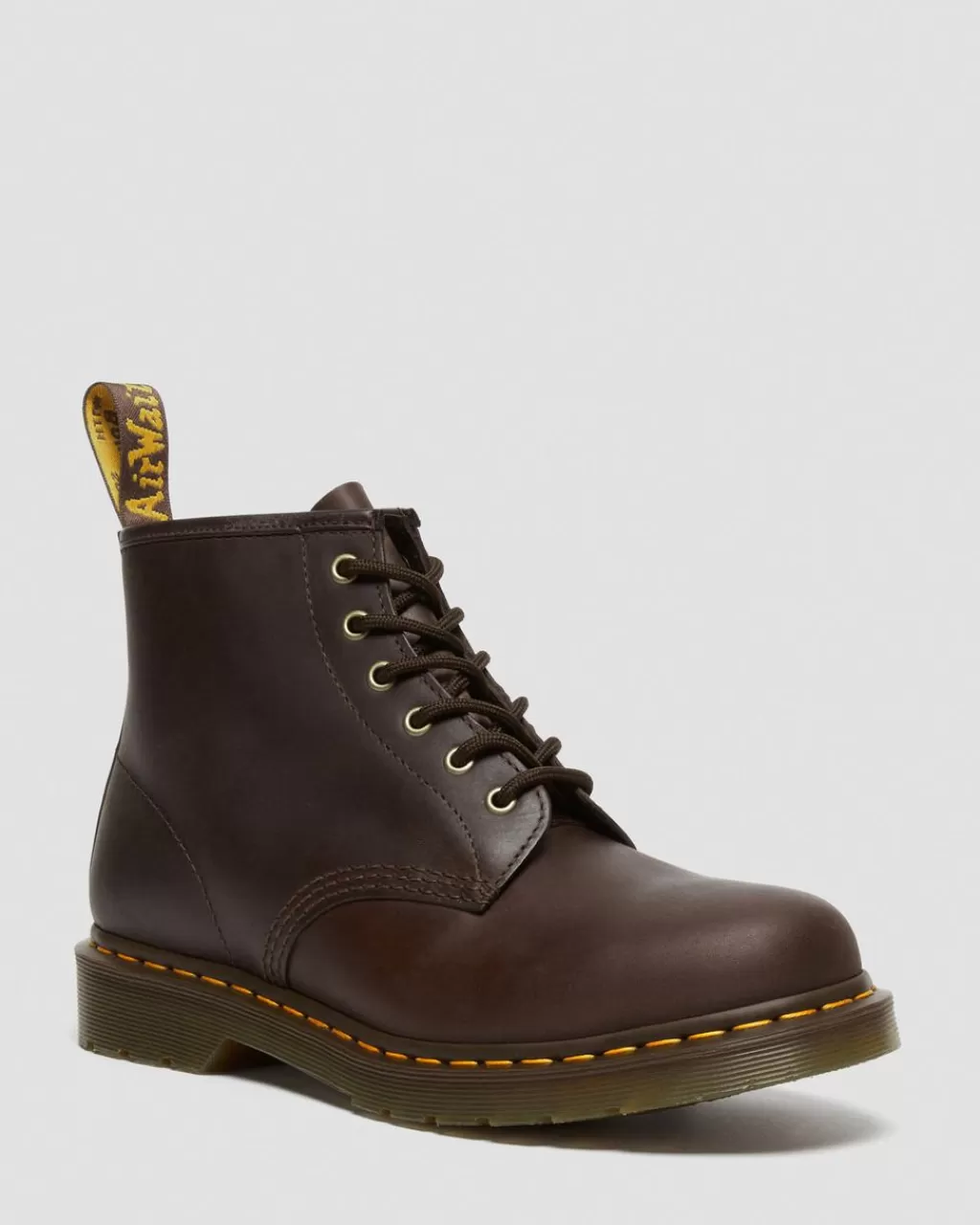 Hot Dr Martens 101-Ankelstøvler I Crazy Horse-Laeder Dark Brown Crazy Horse+Pu27761201