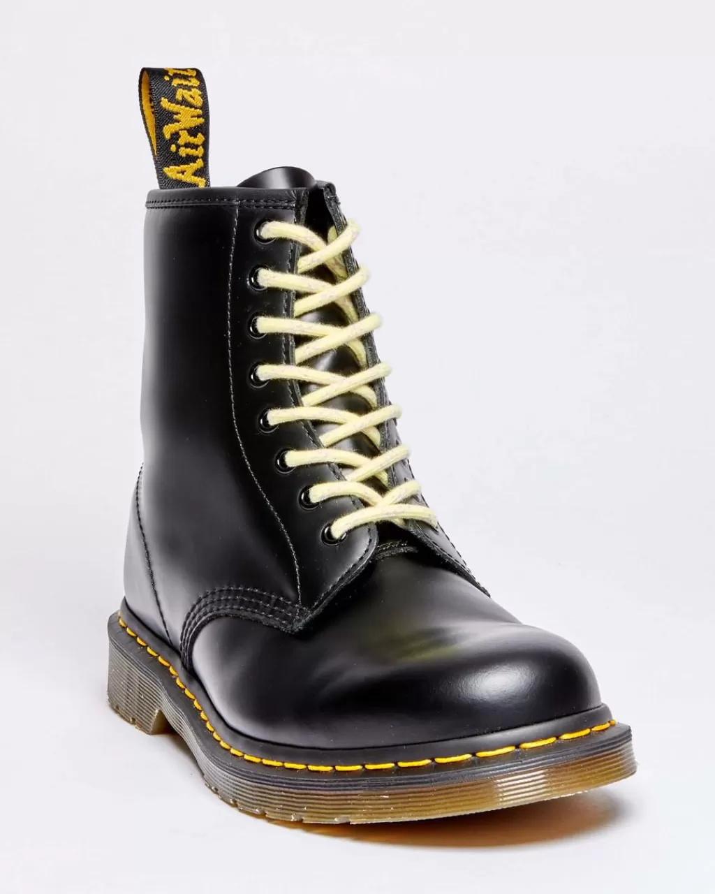 Best Sale Dr Martens 140Cm Runde Melerede Snørebånd (8-10 Snorehuller) Lemon Polyesterad073695