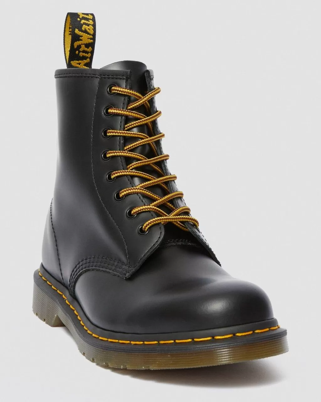 Outlet Dr Martens 140Cm Runde Snørebånd (8-10 Snorehuller) Brown+Yellow Polyesterac046001