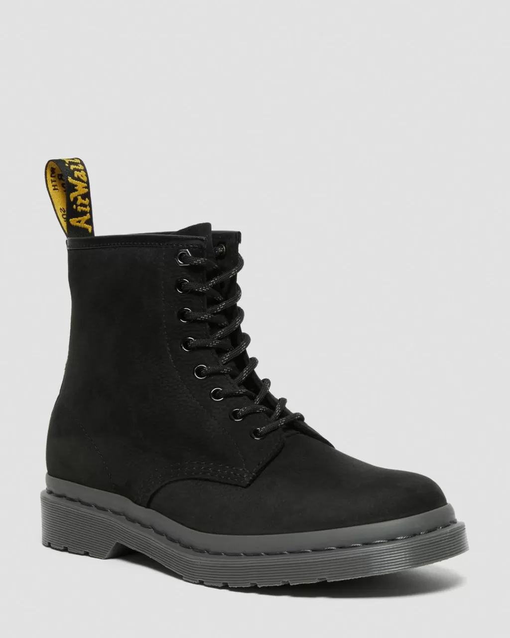 Flash Sale Dr Martens 1460 Mono-Snørestøvler I Milled Nubuck-Laeder Black Milled Nubuck Wp27671001