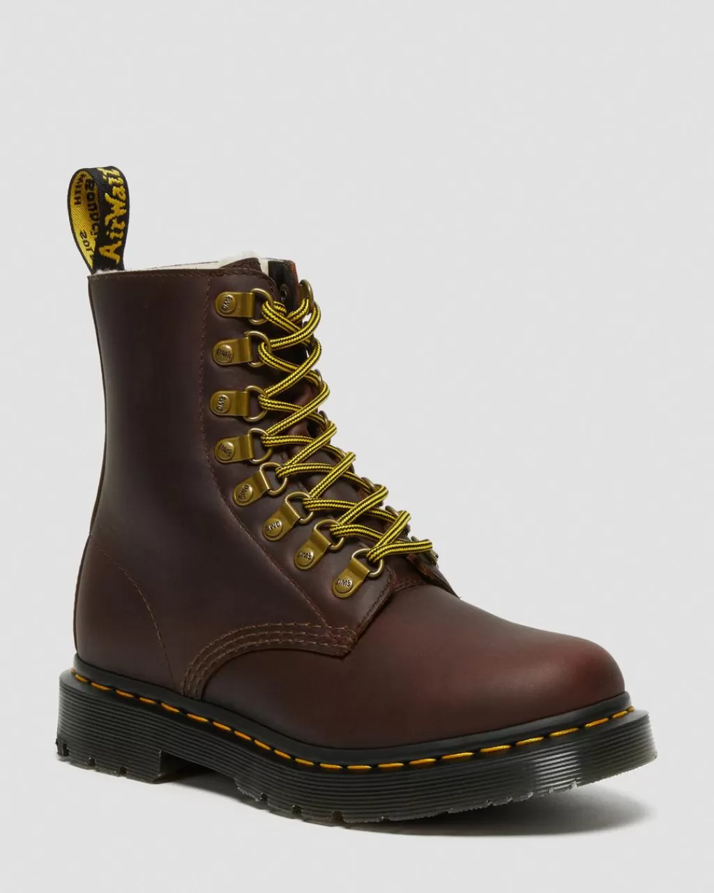 Flash Sale Dr Martens 1460 Pascal Dm'S Wintergrip Ankelstøvler I Laeder Dark Brown Snowplow27007201