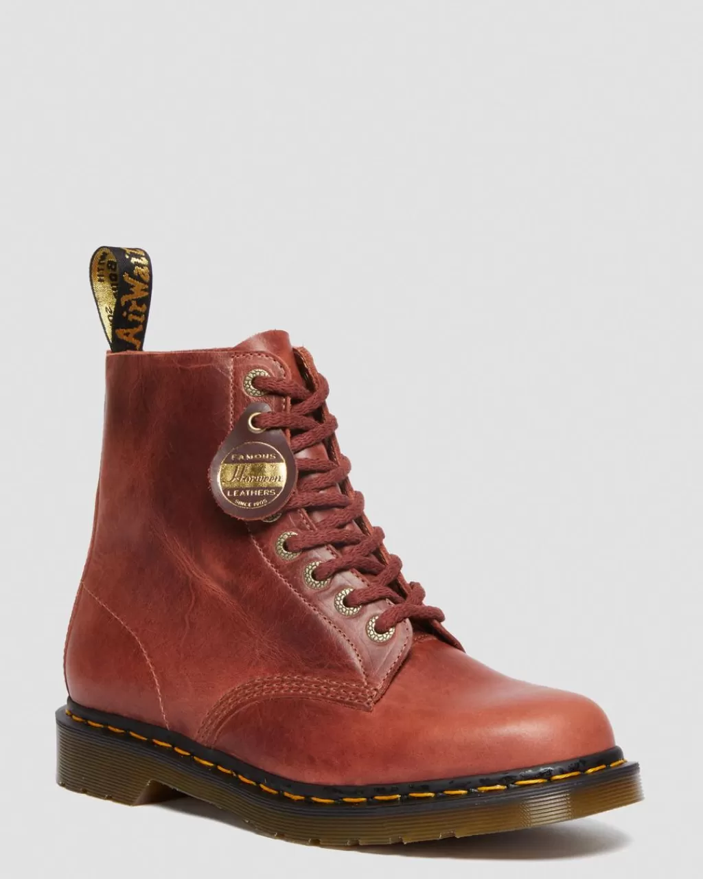 Shop Dr Martens 1460 Pascal Made In England-Snørestøvler I Denver-Laeder Timber Brown Denver Veg Tan30576293