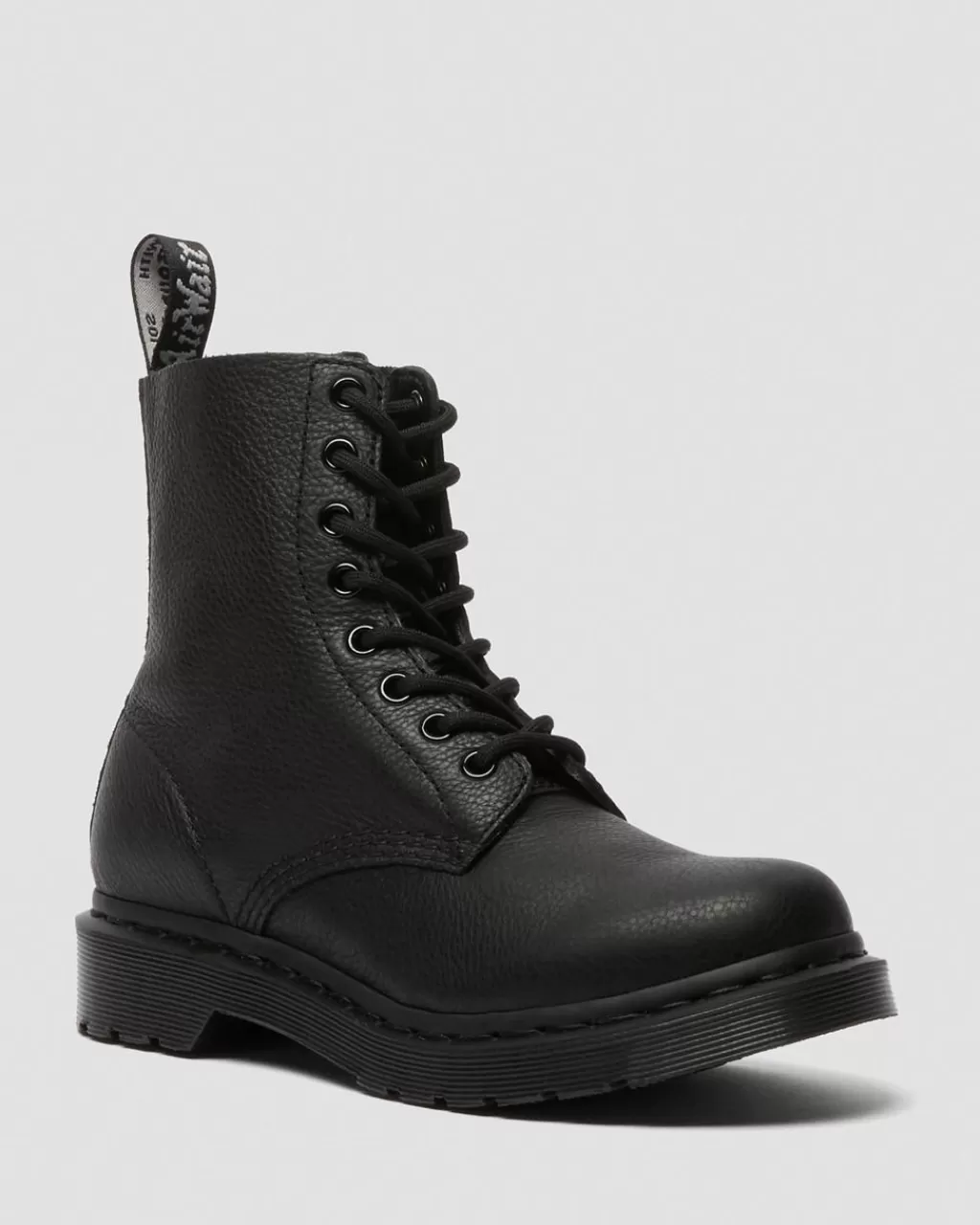 Best Sale Dr Martens 1460 Pascal Mono-Snørestøvler Black Virginia24479001