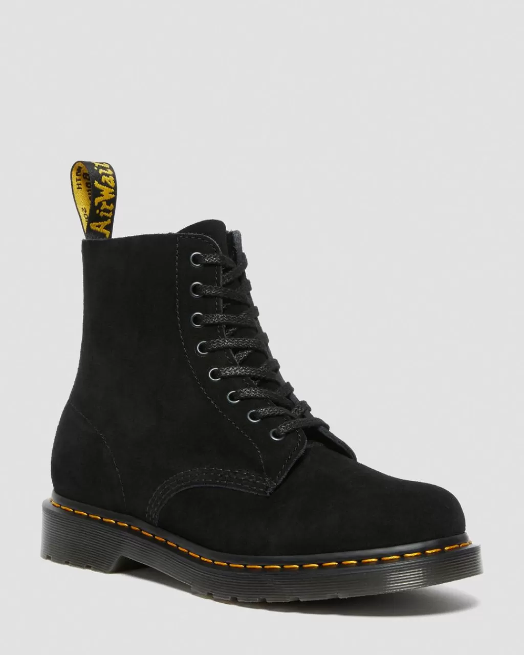 Fashion Dr Martens 1460 Pascal-Snørestøvler I Ruskind Black E H Suede+E H Suede Mb27457001