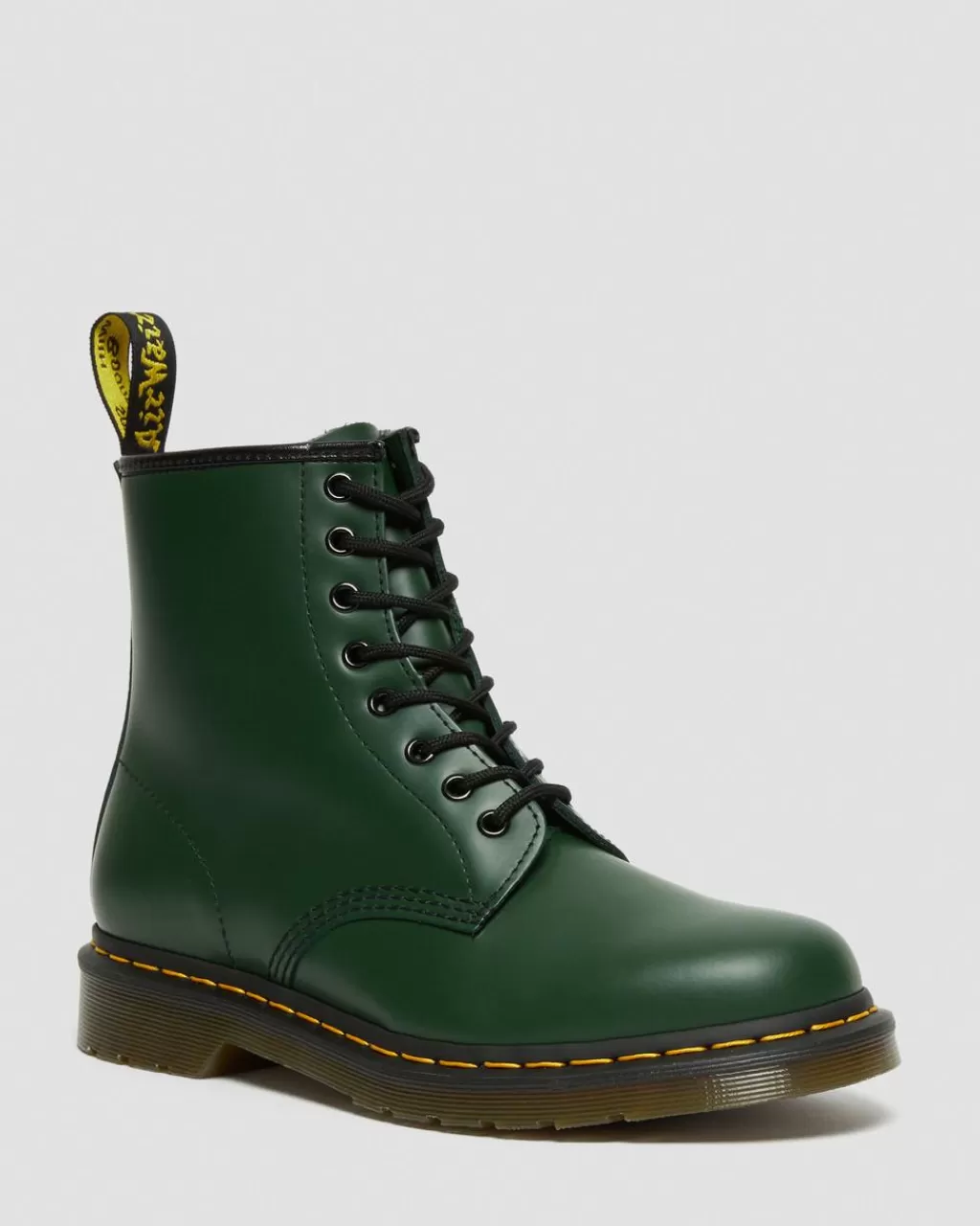 Outlet Dr Martens 1460-Snørestøvler I Smooth Laeder Green Smooth11822207