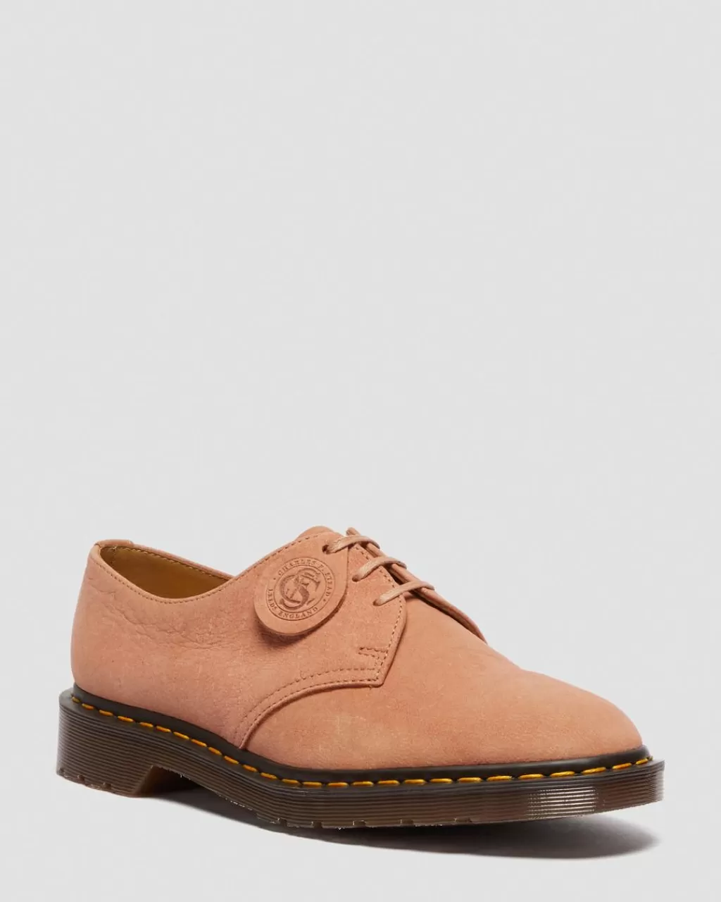 Shop Dr Martens 1461 Made In England Nubuck Laedersko Pink27365650