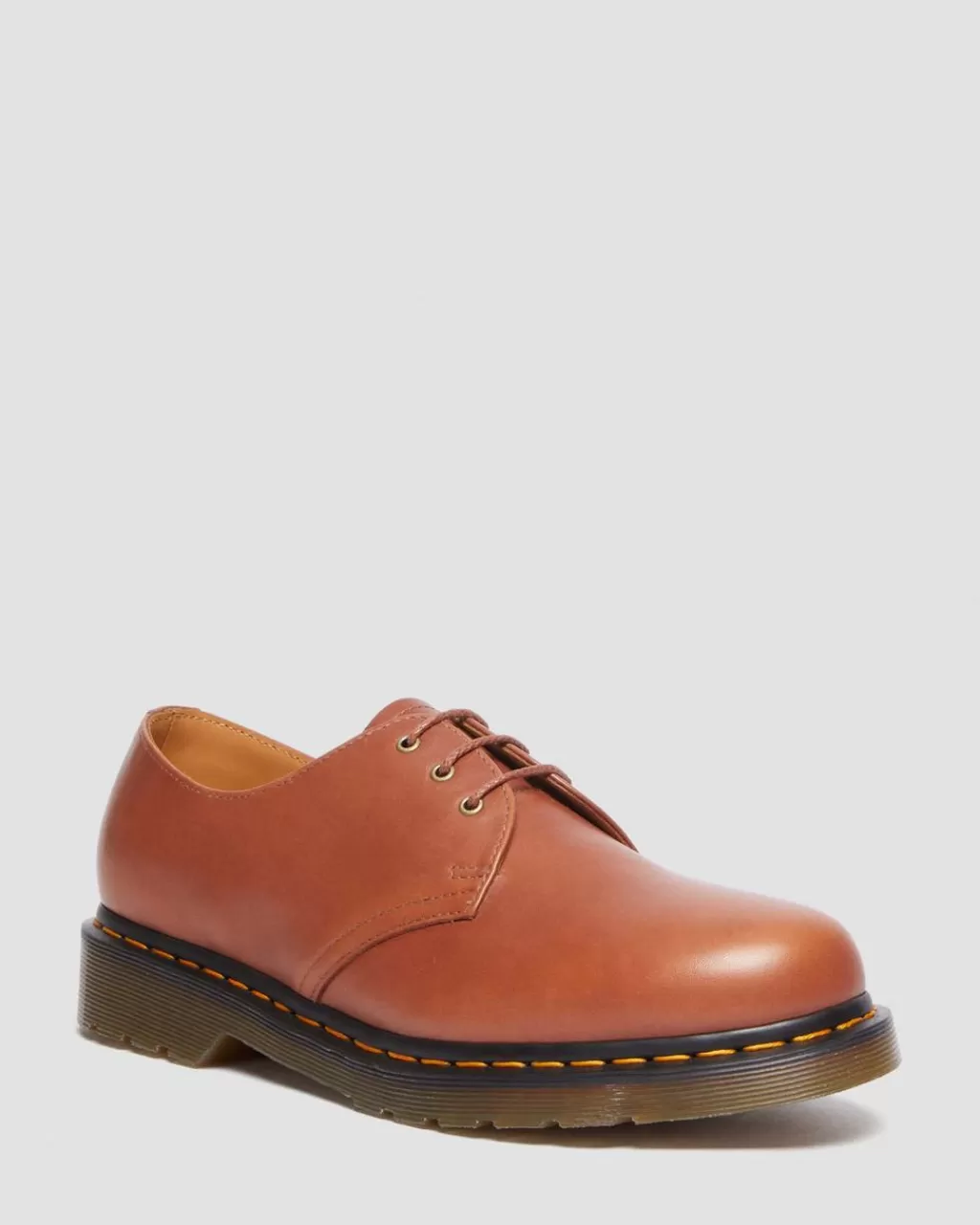 New Dr Martens 1461 Oxford-Sko I Carrara-Laeder Saddle Tan Carrara30683225