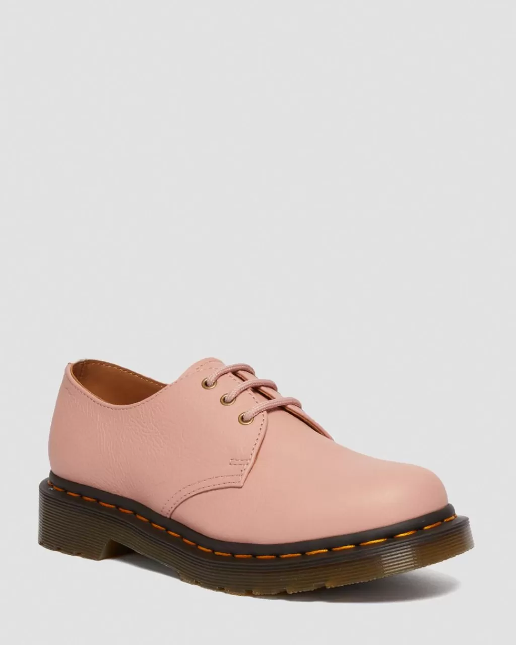 Best Sale Dr Martens 1461 Oxford-Sko I Virginia-Laeder Peach Beige Virginia24256329