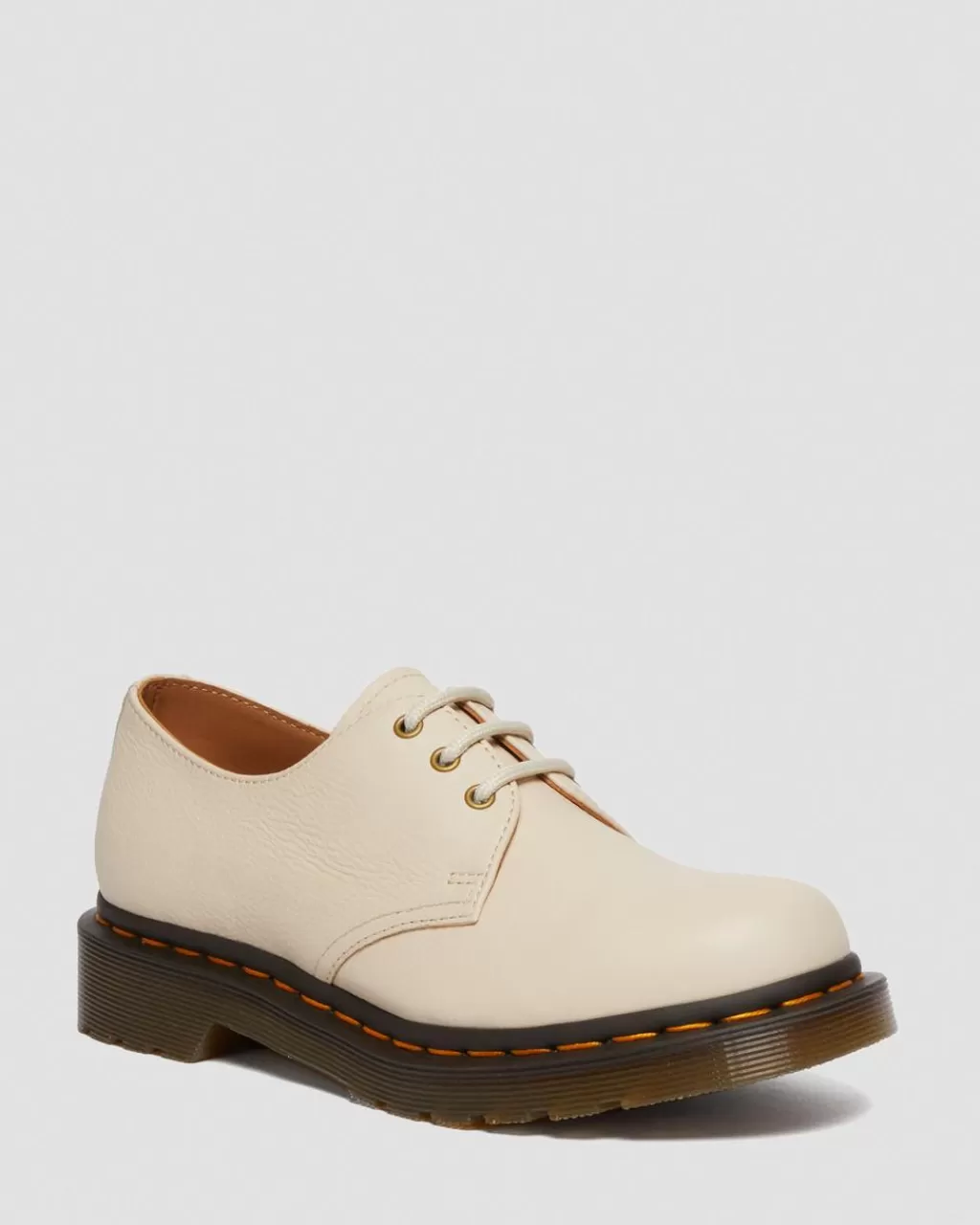 Outlet Dr Martens 1461 Oxford-Sko I Virginia-Laeder Parchment Beige Virginia24256292