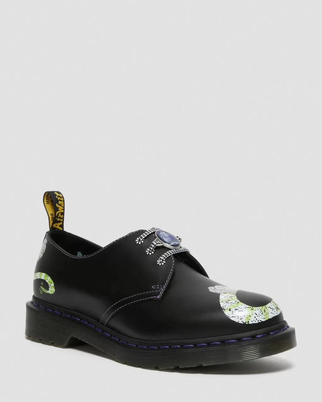 Hot Dr Martens 1461 Wb Beetlejuice  Laedersko Black Smooth27942001