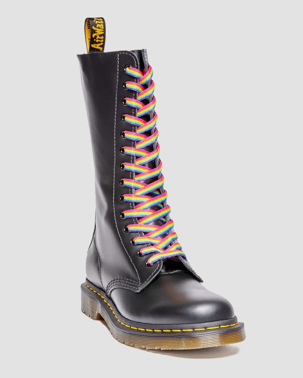 Best Sale Dr Martens 210 Cm Flade Snørebånd (12-14 Snorehuller) Rainbow Polyesterad071980