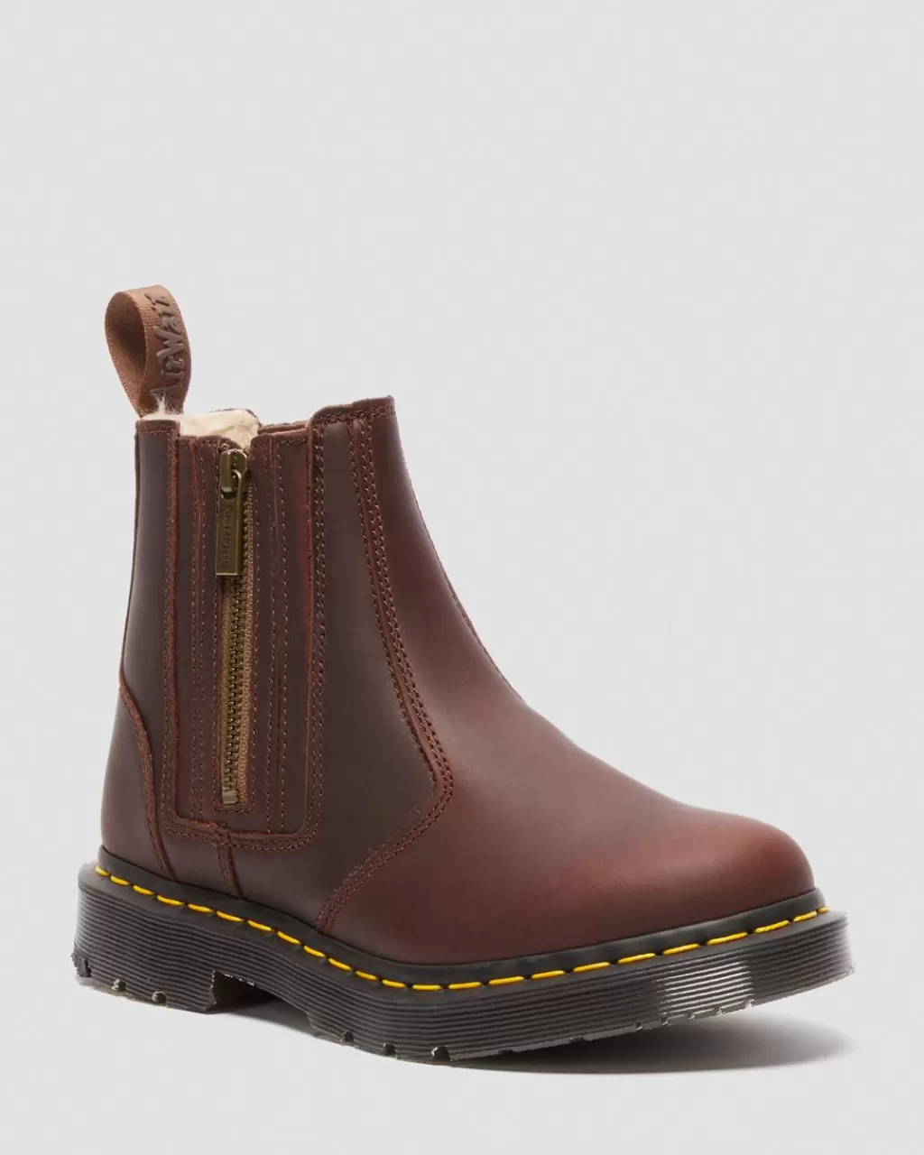 Outlet Dr Martens 2976 Alyson Dm'S Wintergrip Chelsea Støvler Dark Brown Snowplow24017201