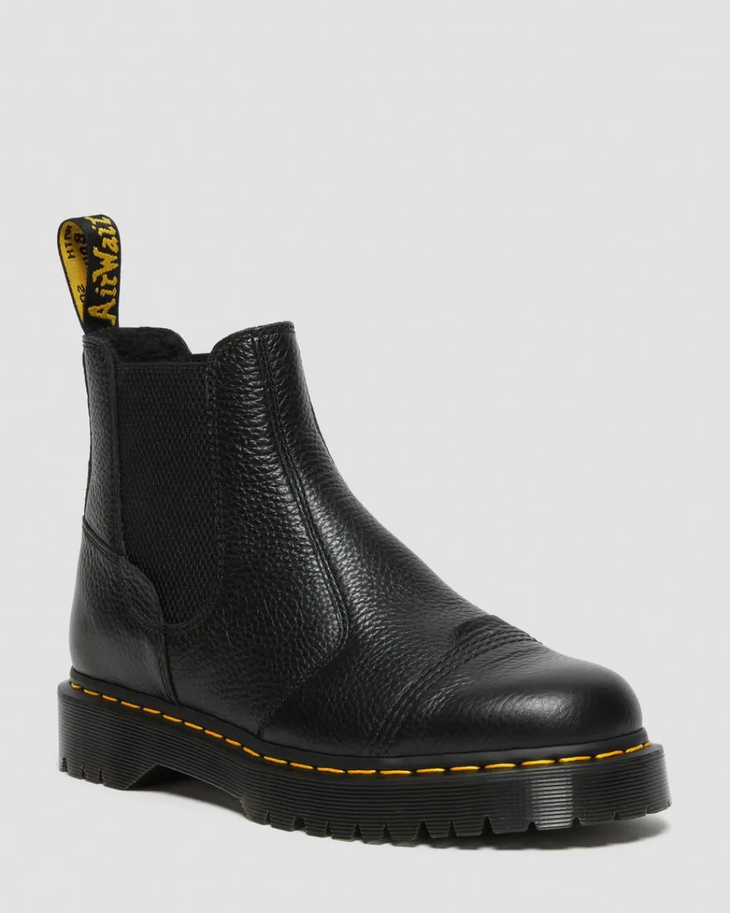 Flash Sale Dr Martens 2976 Bex Chelsea PlatformStøvler Med Imiteret Pelsforing Black Milled Nappa27961001