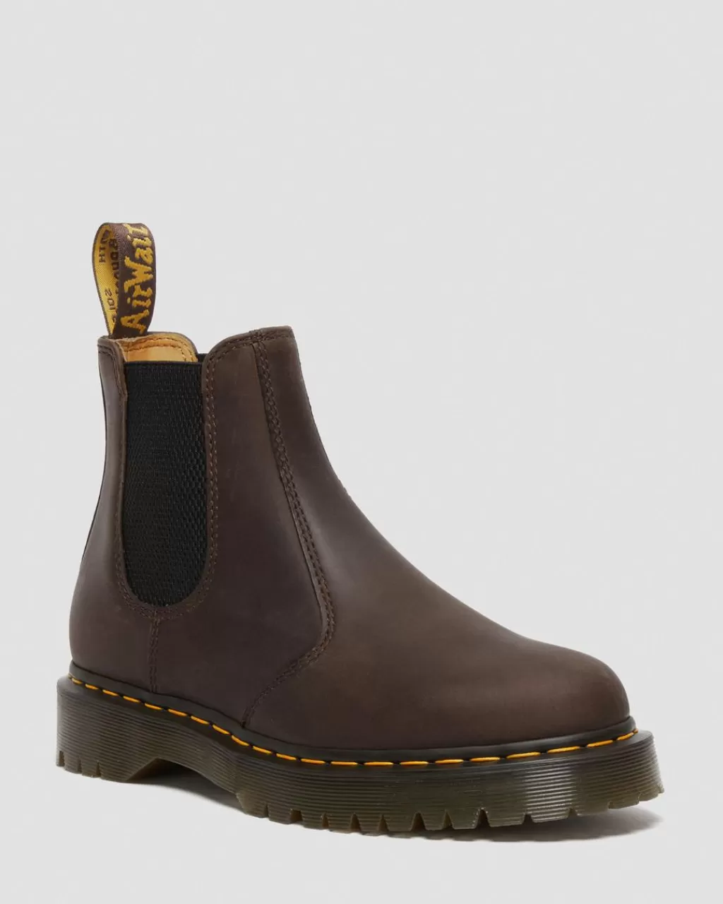 Hot Dr Martens 2976 Bex Crazy Horse Chelsea-Støvler Dark Brown Crazy Horse+Pu27896201