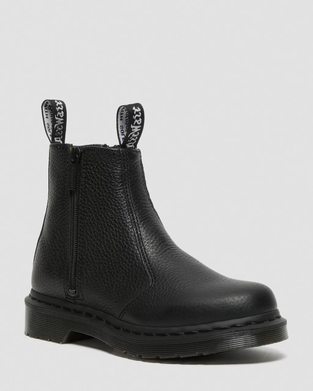 Cheap Dr Martens 2976 Chelsea Læderstøvler Med Lynlas Black Milled Nappa22133001