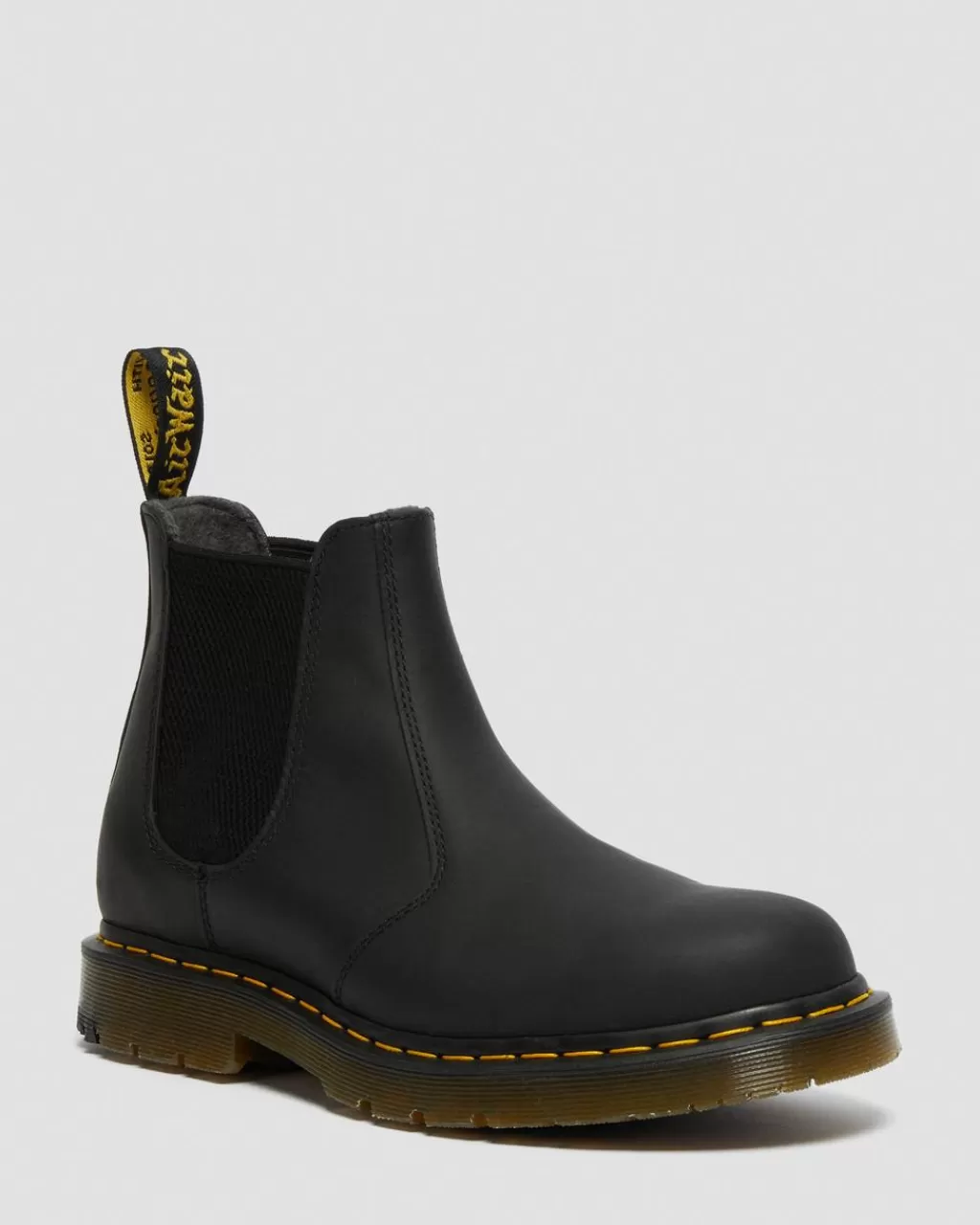 Hot Dr Martens 2976 Dm'S Wintergrip Chelsea Støvler Black Snowplow24040001