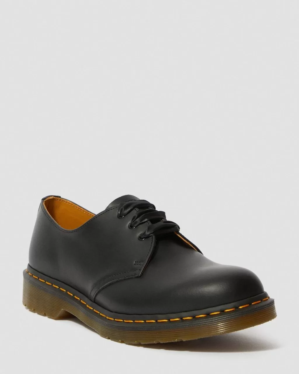 Discount Dr Martens 65Cm SatinSnørebånd (3 Snorehuller) Black Ribbonac271001