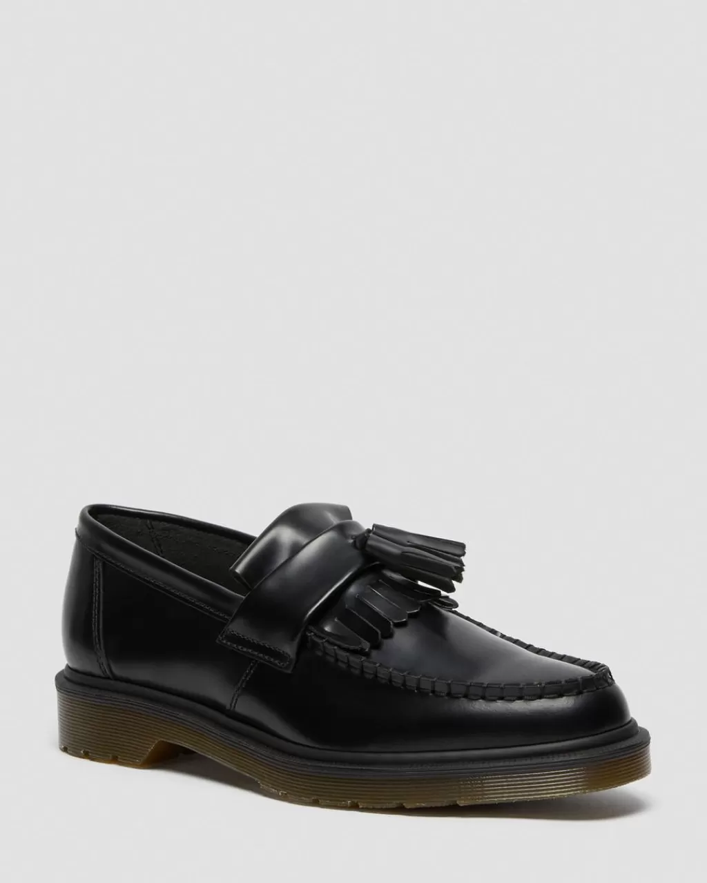 Shop Dr Martens Adrian-Loafers I Smooth Laeder Med Kvast Black Polished Smooth14573001