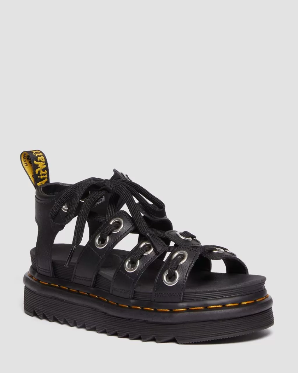 Clearance Dr Martens Blaire Hardware-Sandaler I Athena-Laeder Black Athena30701001