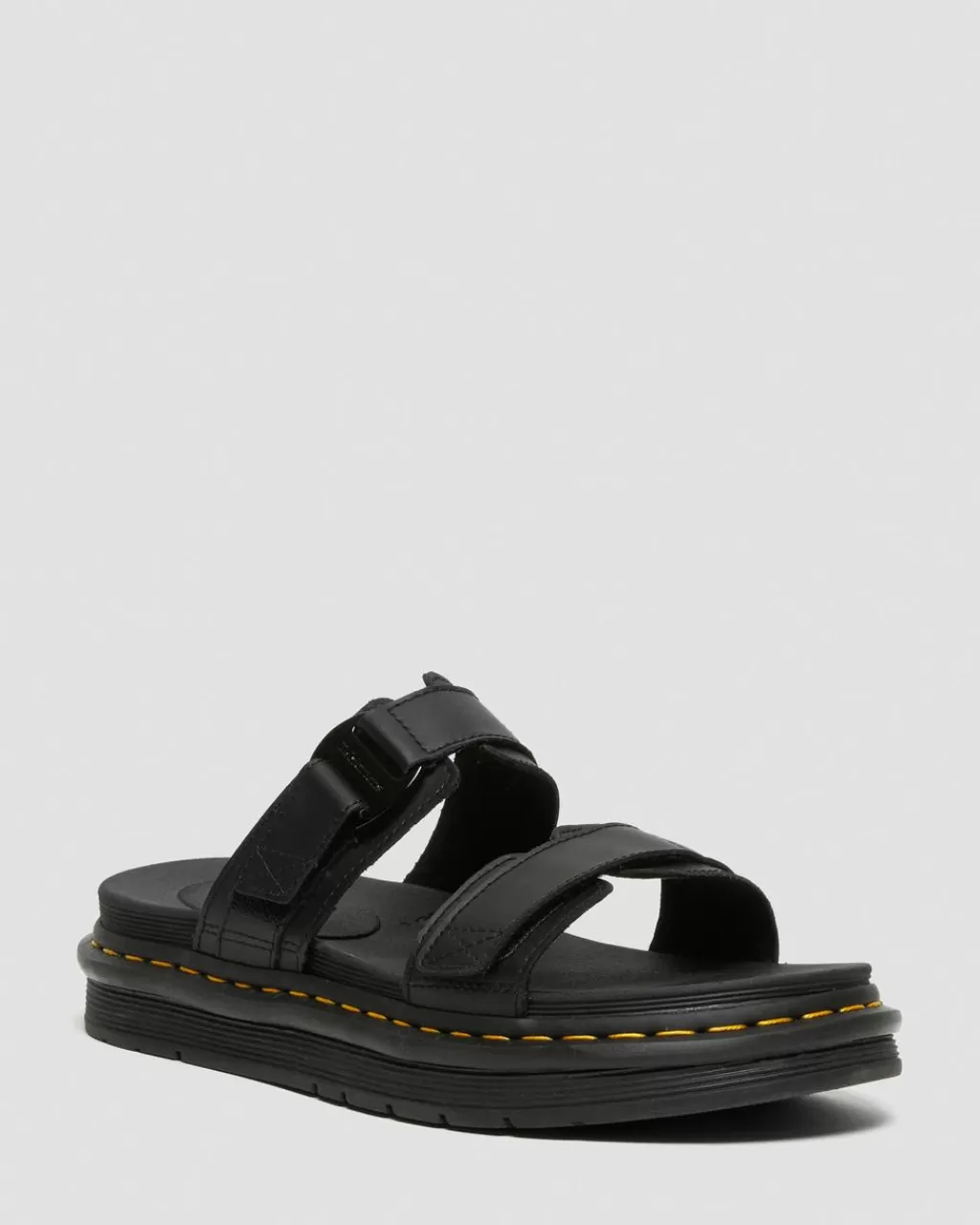 Flash Sale Dr Martens Chilton Slip On Leather Sandals Black Hydro25766001