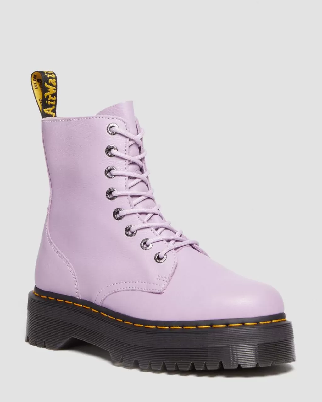 Cheap Dr Martens Jadon Ii-PlatformStøvler I Pisa-Laeder Lilac Pisa26378308