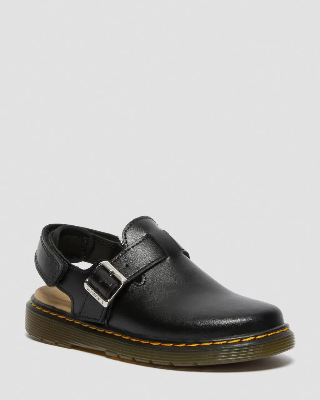 Cheap Dr Martens Junior Jorgie Laeder Mules Black T Lamper27241001