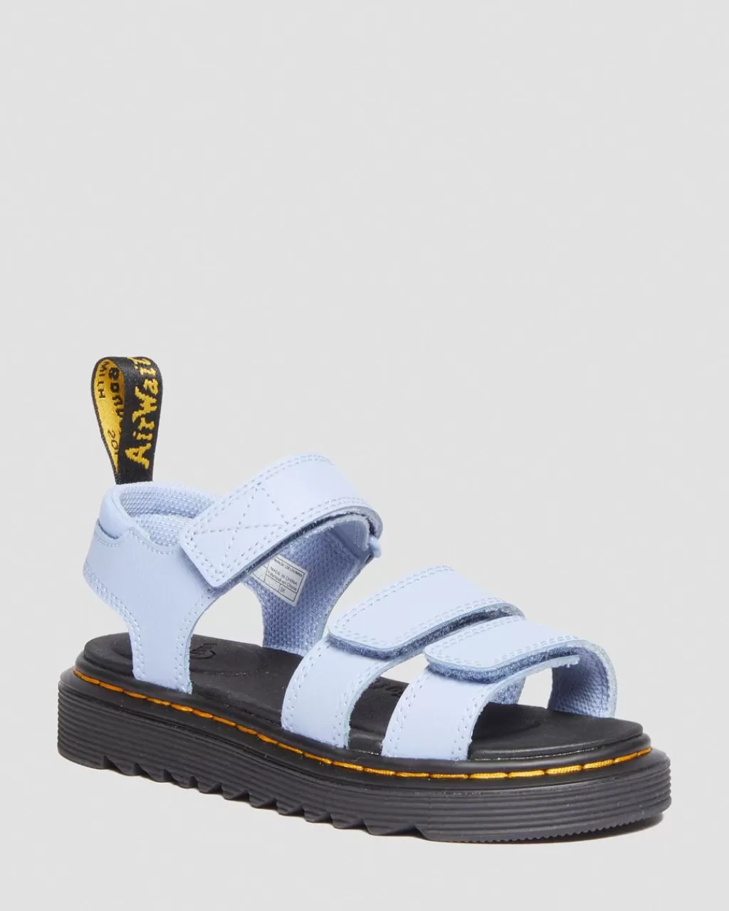 Clearance Dr Martens Junior Klaire-Sandaler I Athena-Laeder Med Velcrorem Zen Blue Athena30697434