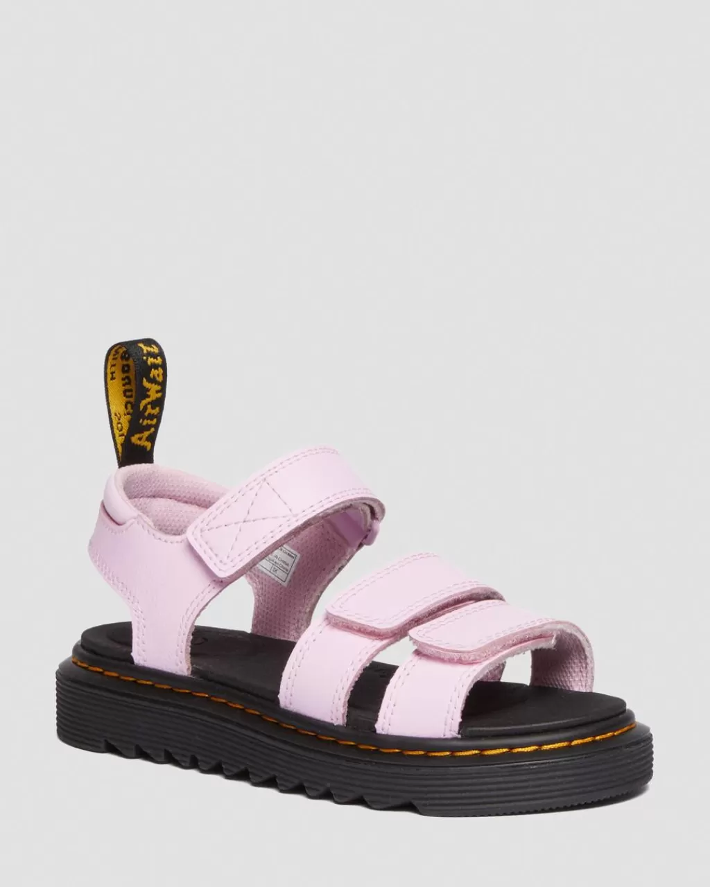 Online Dr Martens Junior Klaire-Sandaler I Athena-Laeder Med Velcrorem Pale Pink Athena30697697