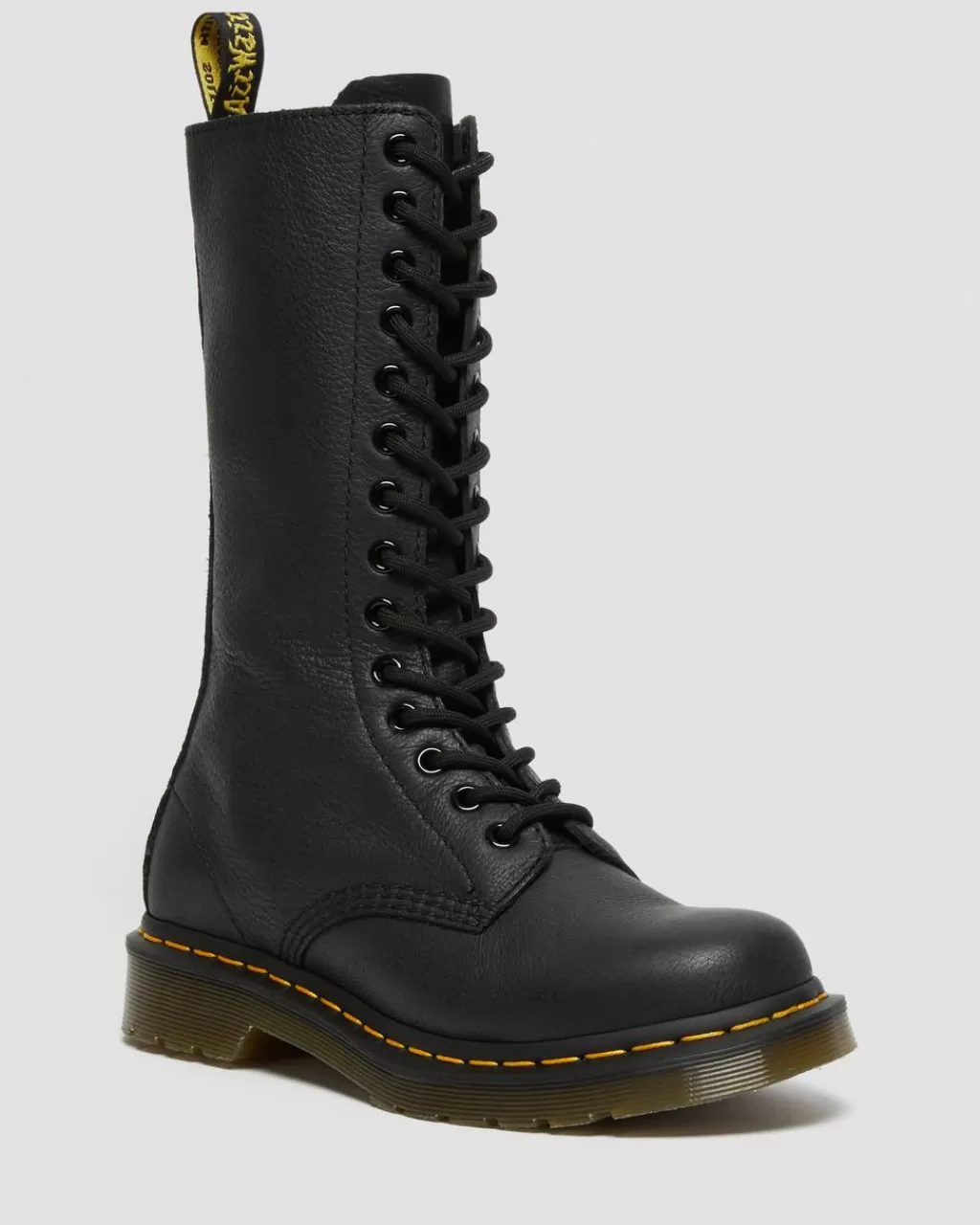 Cheap Dr Martens Lange 1B99-Støvler I Virginia-Laeder Black Virginia11820008