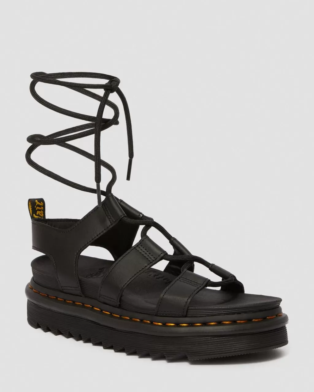 New Dr Martens Nartilla Gladiator-Snoresandaler I Hydro-Laeder Black Hydro24641001