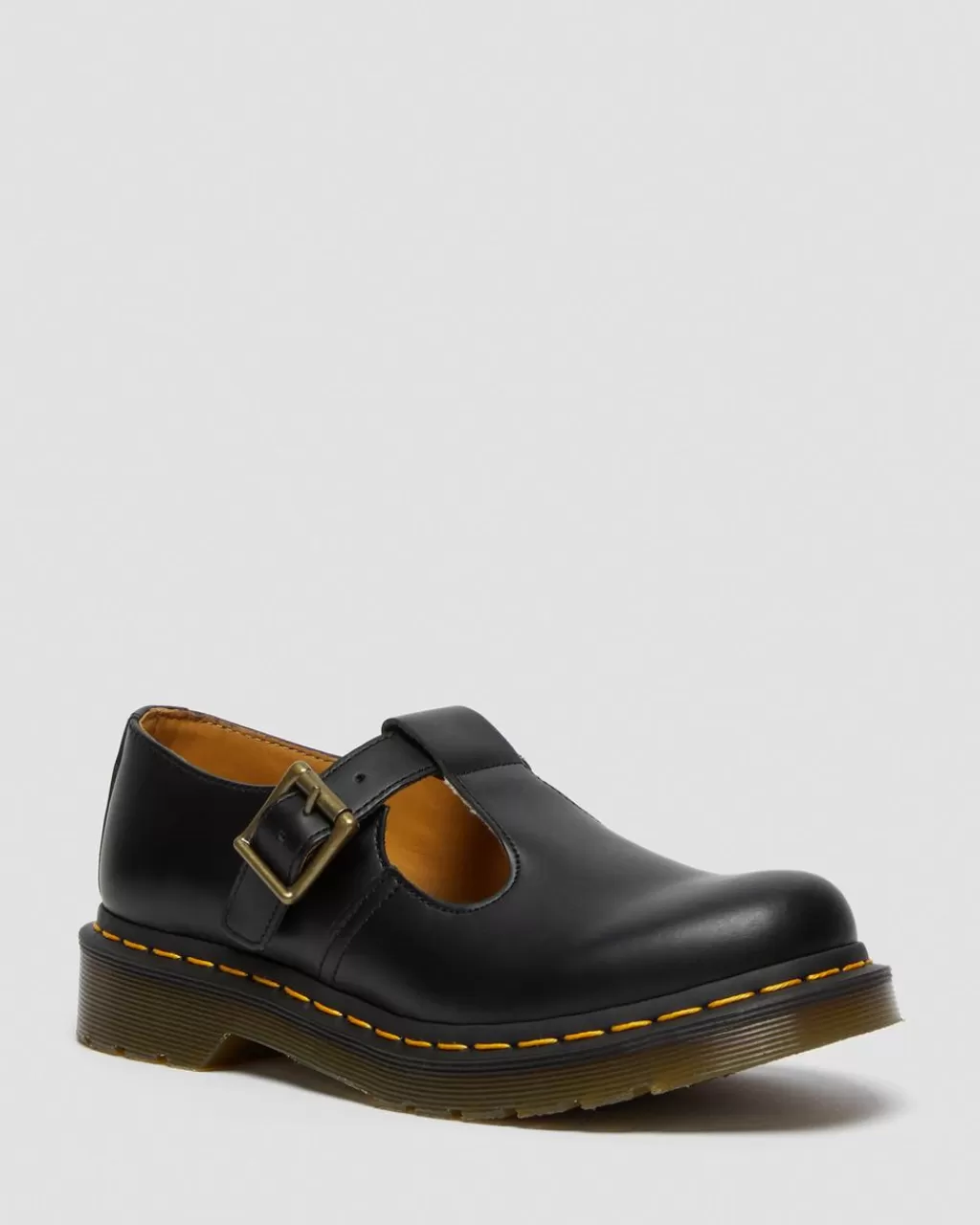 Sale Dr Martens Polley Mary Jane-Sko I Smooth Laeder Black Smooth14852001