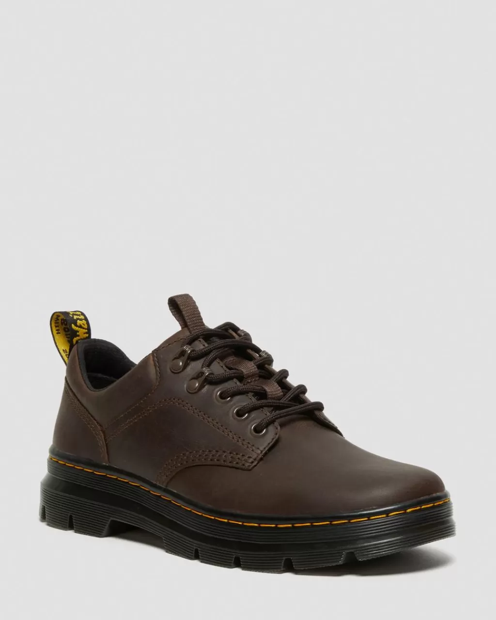 Shop Dr Martens Reeder Utility-Støvler I Crazy Horse-Laeder Dark Brown Crazy Horse+Pu27103207