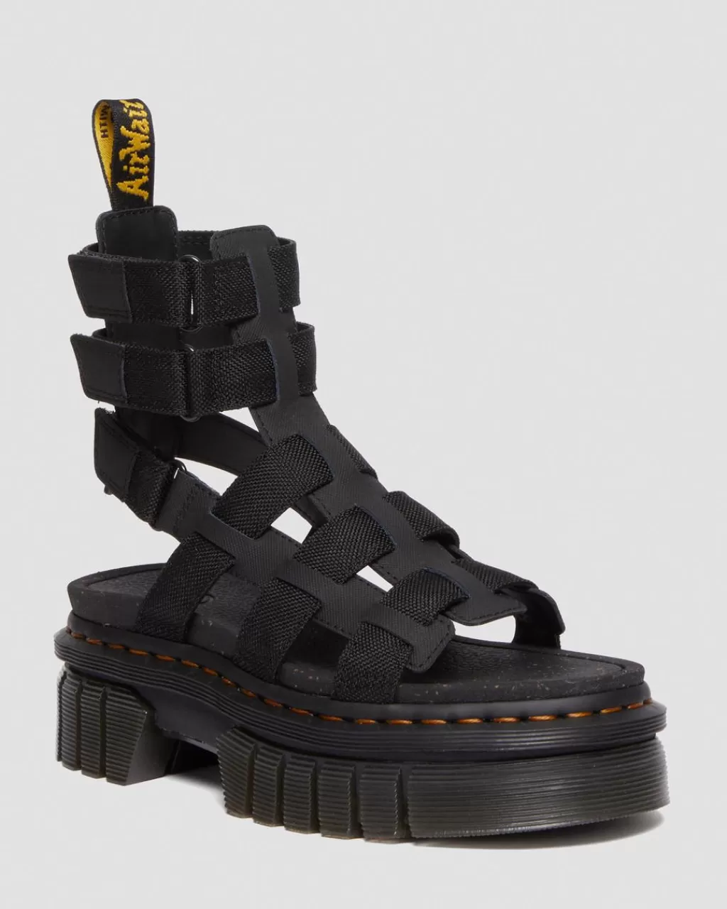 Online Dr Martens Ricki Gladiator-Platformsandaler I Extra Tough-Laeder Black Ajax+Extra Tough 50/5030577001