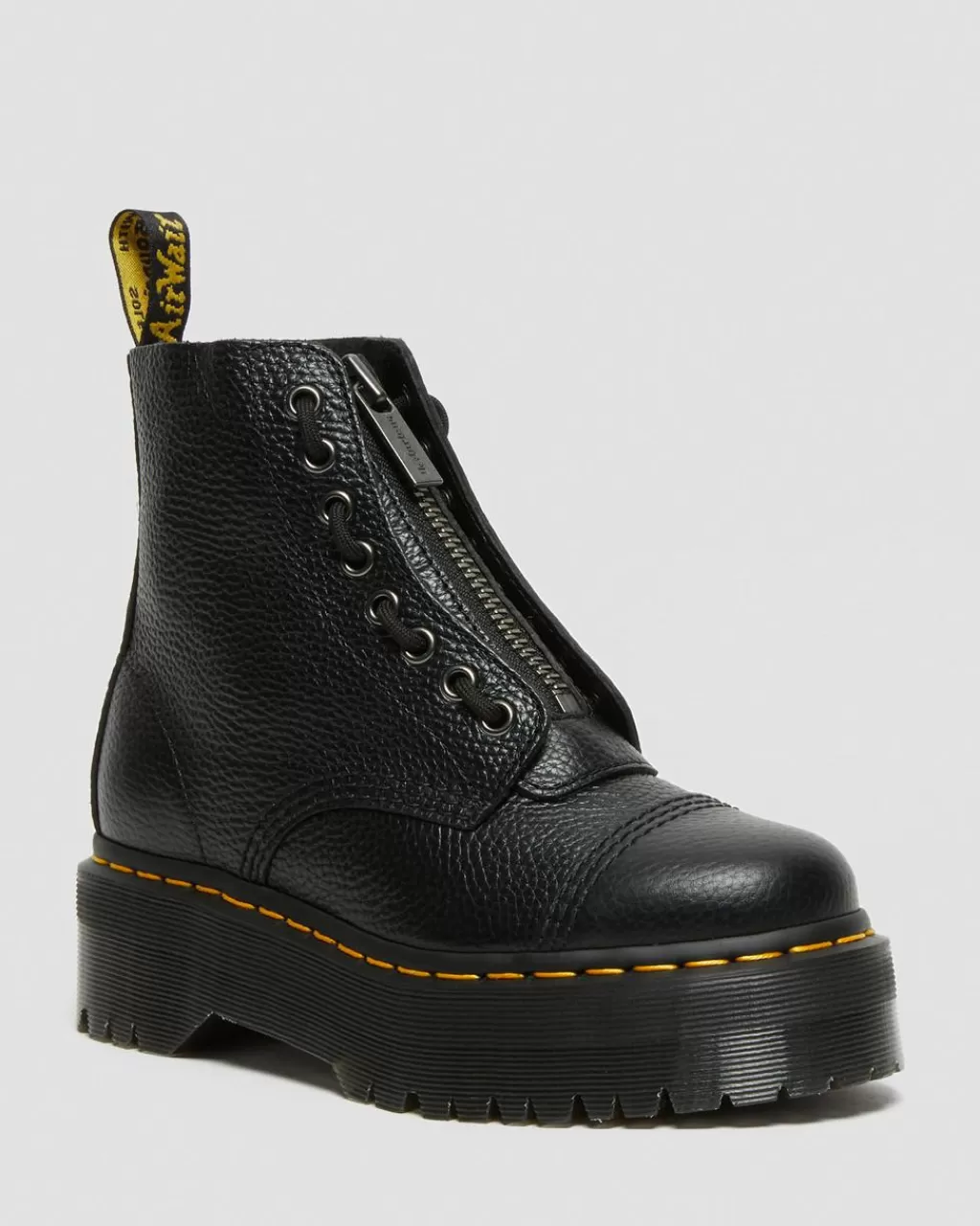 Cheap Dr Martens Sinclair-PlatformStøvler I Milled Nappa-Laeder Black Milled Nappa22564001