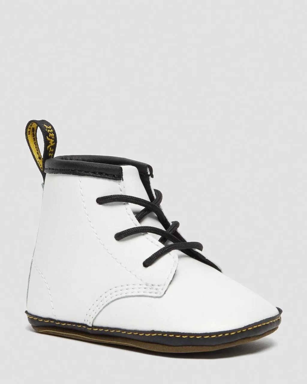 Best Dr Martens Smaborn 1460 Crib Baby-Læderstøvler White Mason Pu Split+Mason Nw Synthetic26808100