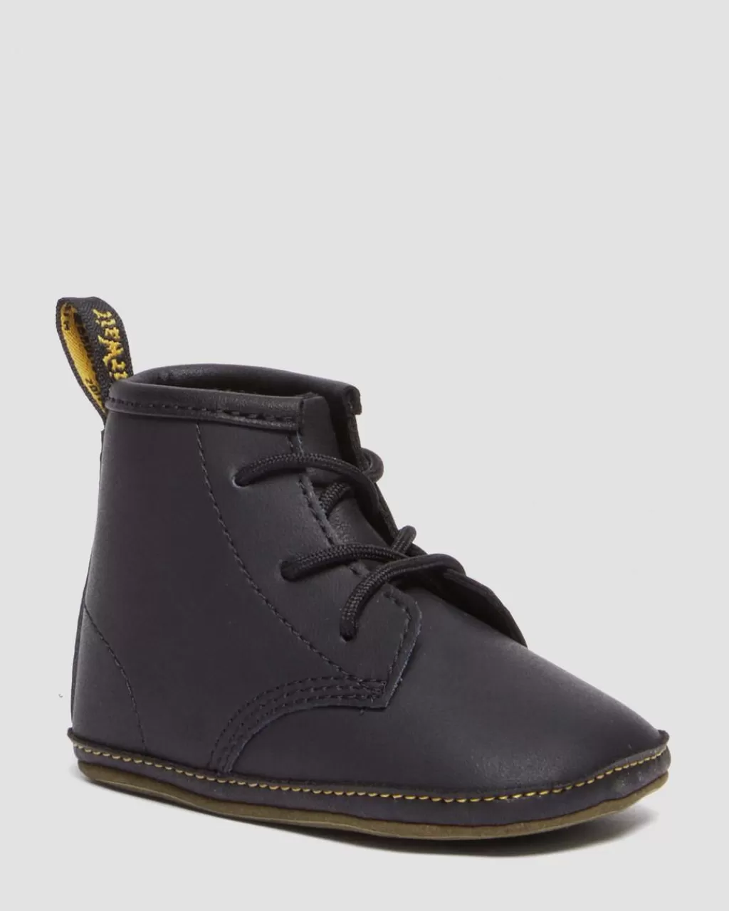 New Dr Martens Smaborn 1460 Crib Baby-Læderstøvler Black Mason Pu Split+Mason Nw Synthetic26808001