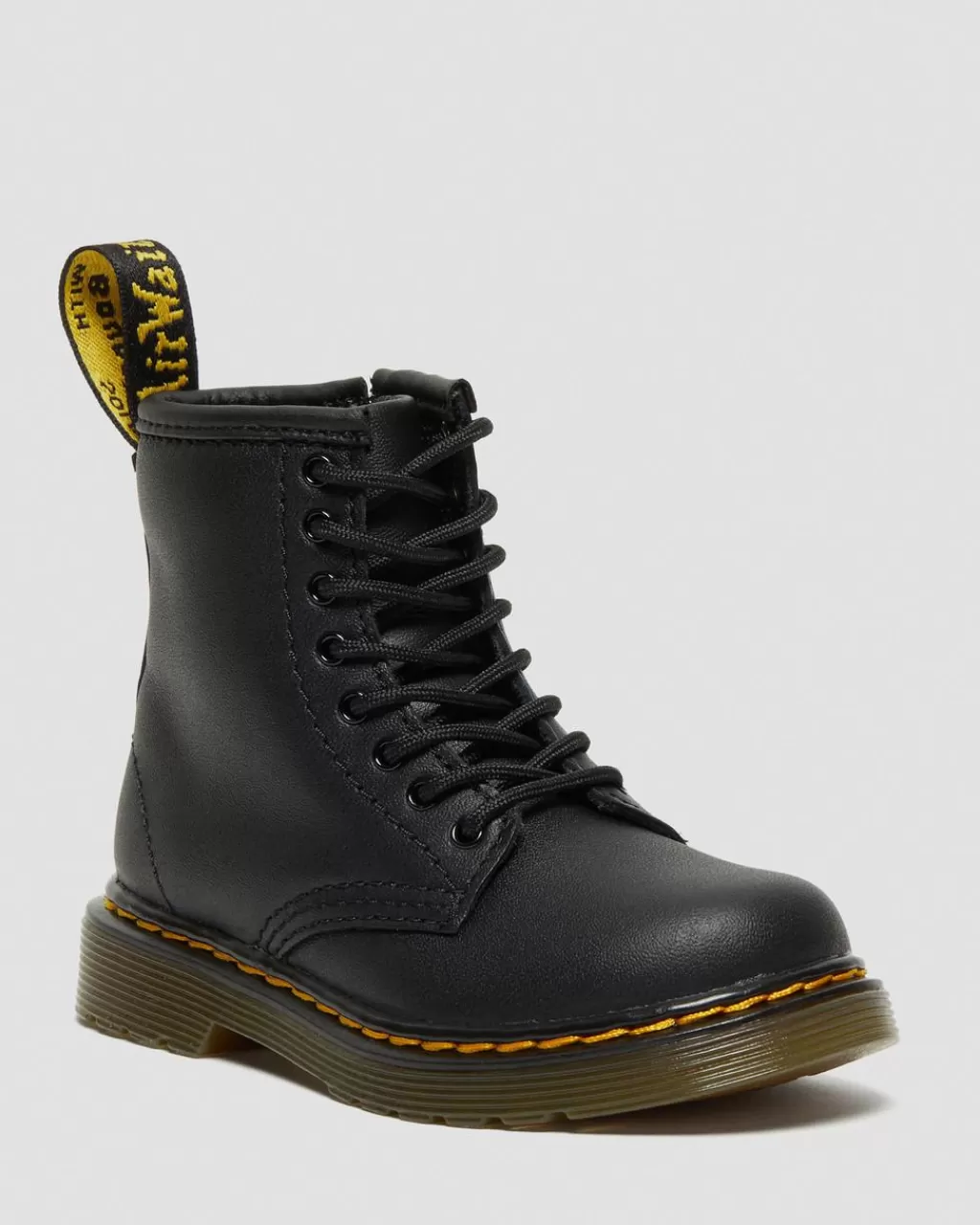 Fashion Dr Martens Smaborn 1460-Snørestøvler I Softy T-Laeder Black Softy T15373001