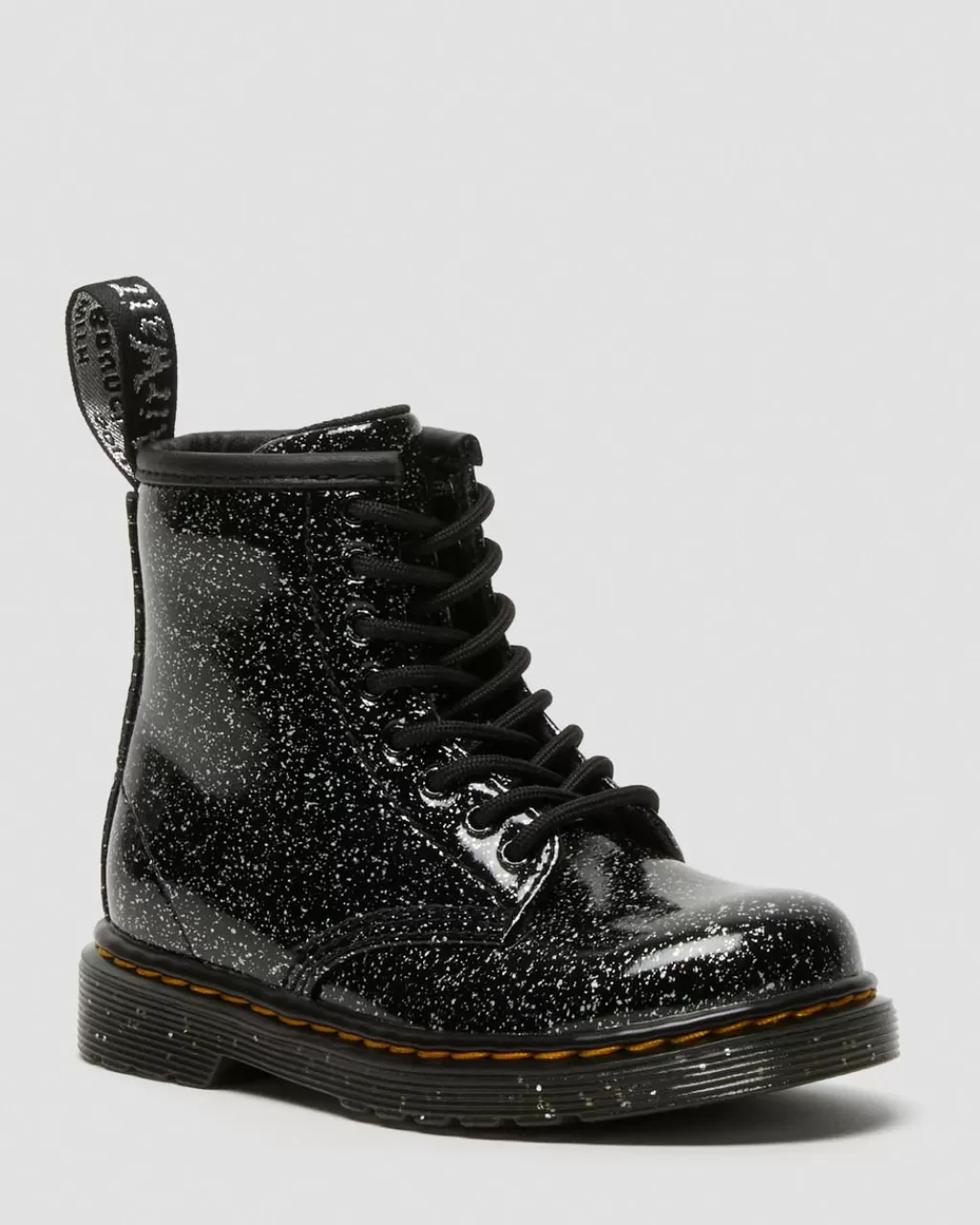 New Dr Martens Smaborn 1460-Snørestøvler Med Glitter Black Cosmic Glitter27051001