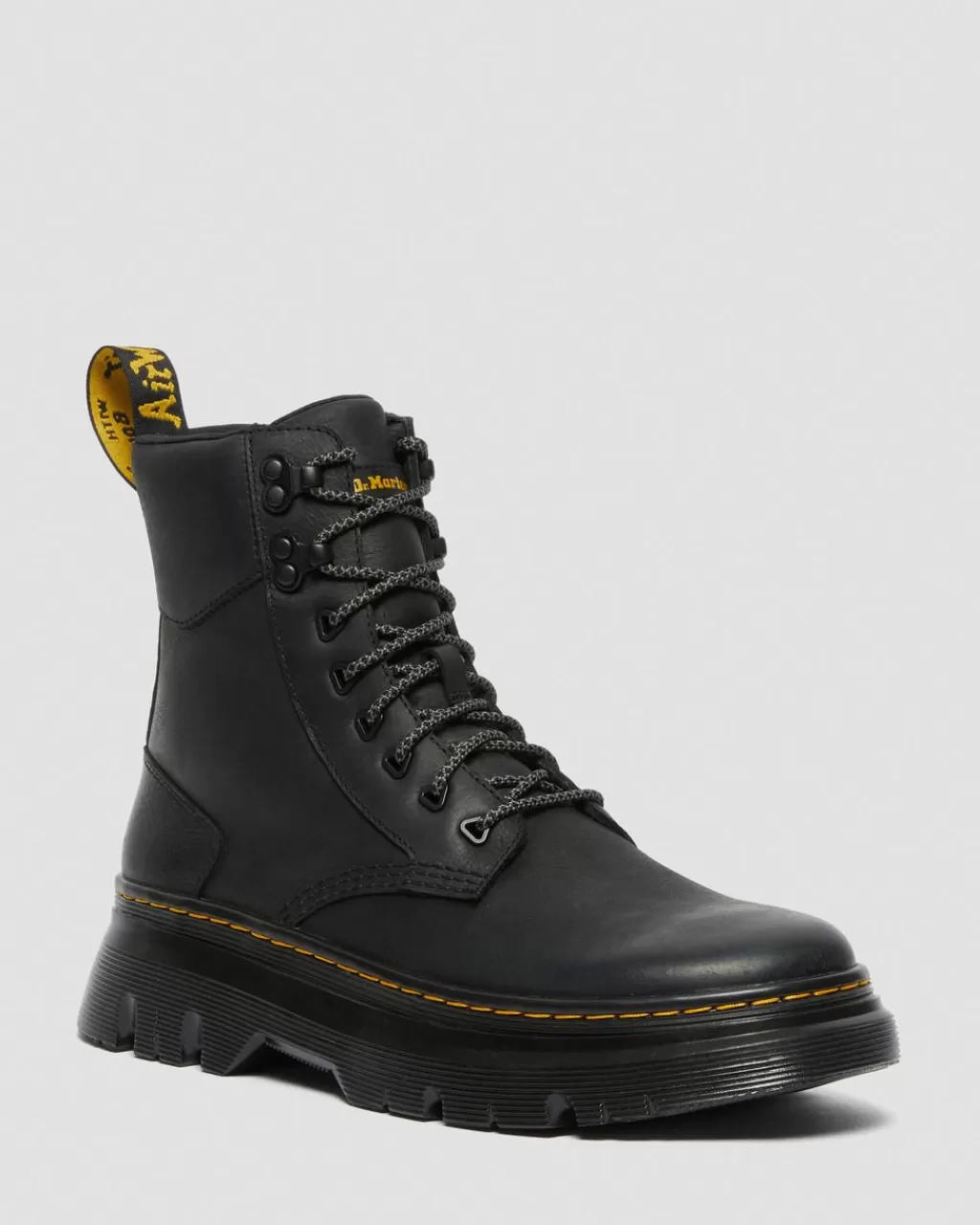 Best Dr Martens Tarik Utility-Støvler I Wyoming-Laeder Black Wyoming27021001