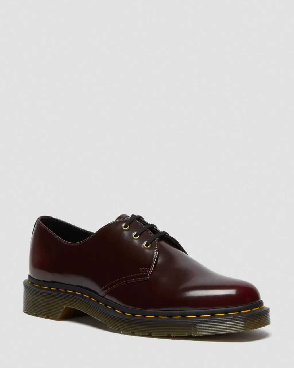 Outlet Dr Martens Veganske 1461 Rub Off Oxford-Sko Cherry Red Oxford Rub Off14046601