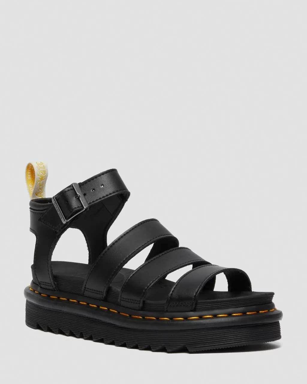 Outlet Dr Martens Veganske Blaire Felix Rub Off-Sandaler Med Rem Black Felix Rub Off23806001