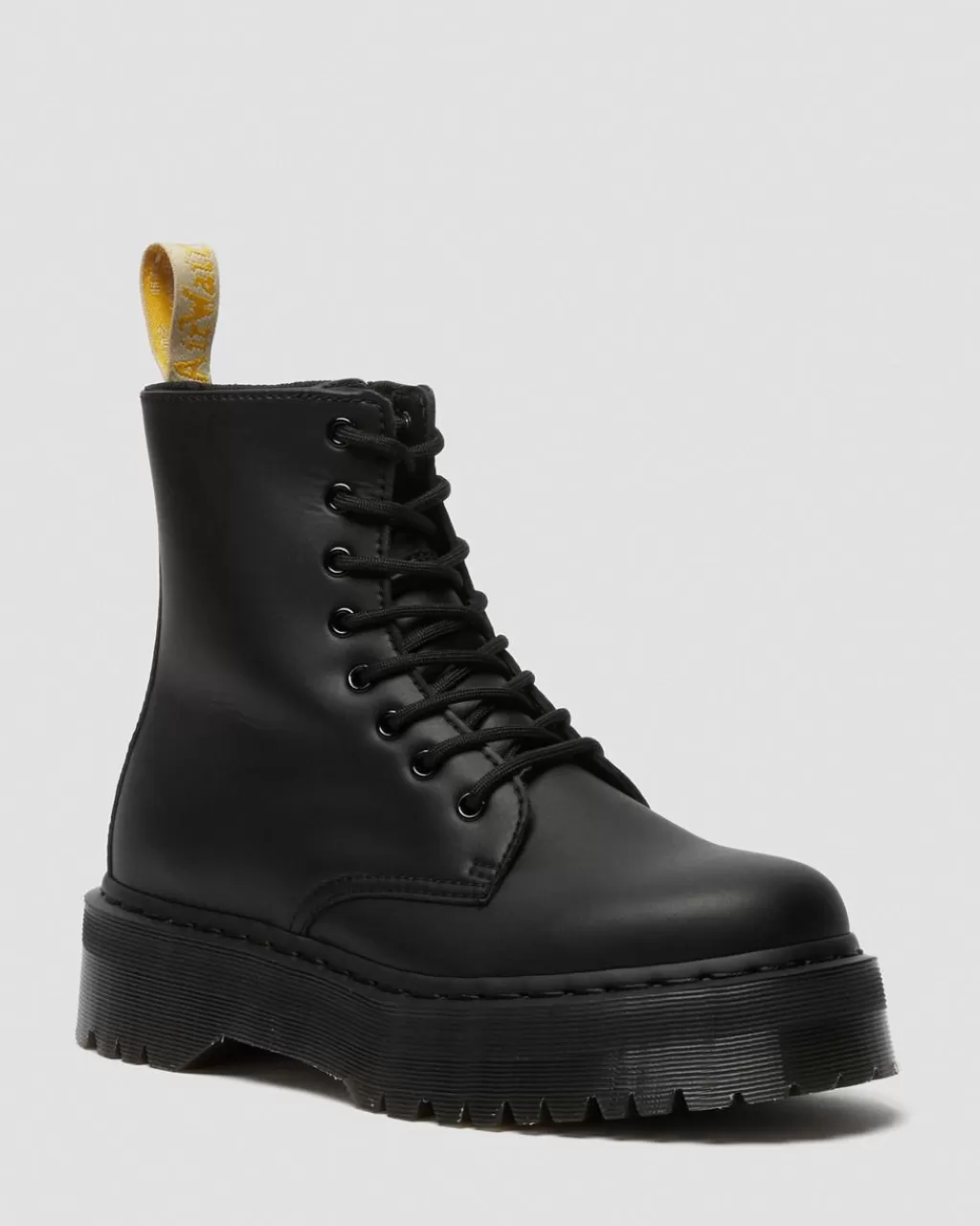 Outlet Dr Martens Veganske Jadon Ii Mono-PlatformStøvler Black Felix Rub Off25310001