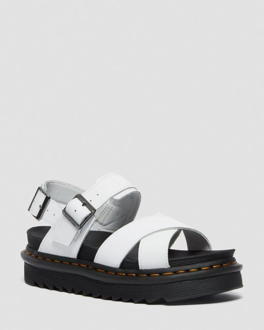 Discount Dr Martens Voss Ii-Sandaler I Hydro-Laeder Med Rem White Hydro26799100